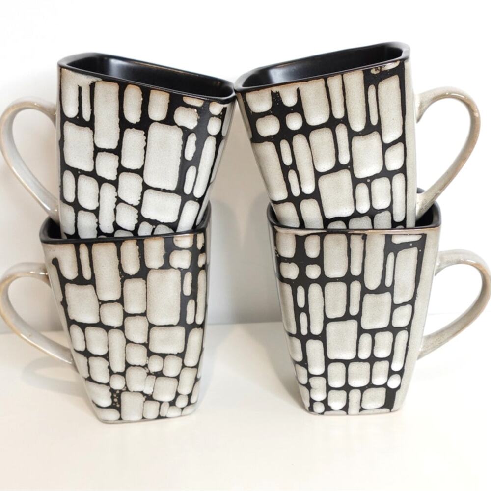 Brutalist Pattern Mugs